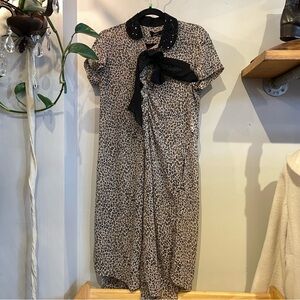 Comme des Garcons Leopard Print Dress